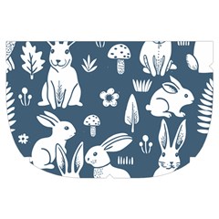 Easter bunny pattern Make Up Case (Small) from ArtsNow.com Side Right