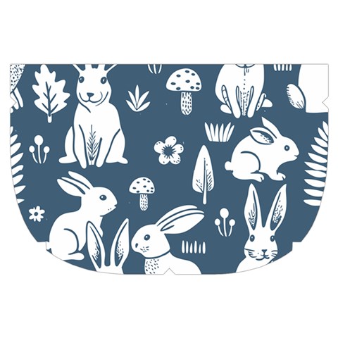 Easter bunny pattern Make Up Case (Small) from ArtsNow.com Side Left
