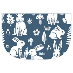 Easter bunny pattern Make Up Case (Large) from ArtsNow.com Side Right
