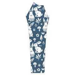 Easter bunny pattern Women s Long Sleeve Raglan T Sleeve Right