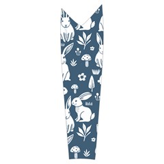 Easter bunny pattern Women s Long Sleeve Raglan T Right Sleeve Side