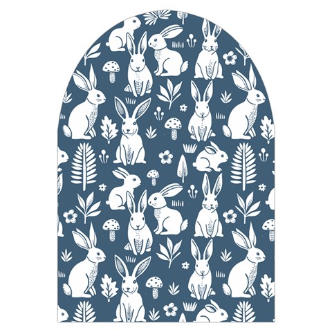 Easter bunny pattern Microwave Oven Glove from ArtsNow.com Front