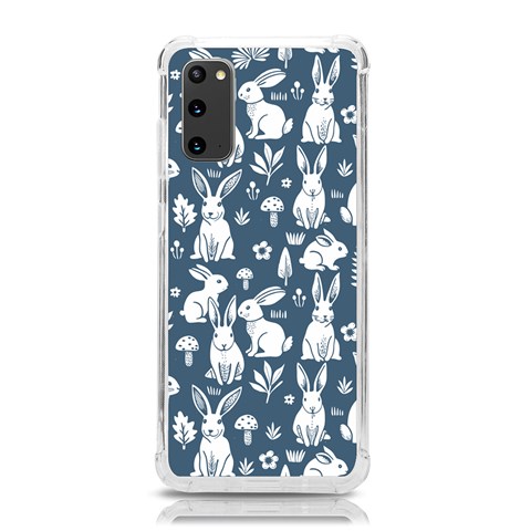 Easter bunny pattern Samsung Galaxy S20 6.2 Inch TPU UV Case from ArtsNow.com Front