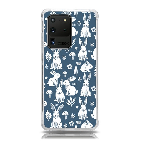 Easter bunny pattern Samsung Galaxy S20 Ultra 6.9 Inch TPU UV Case from ArtsNow.com Front