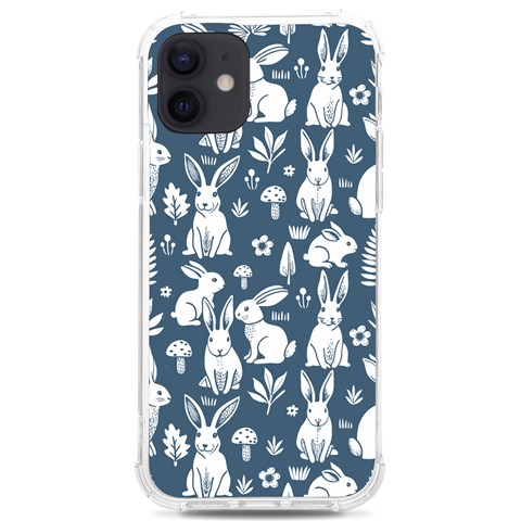 Easter bunny pattern iPhone 12/12 Pro TPU UV Print Case from ArtsNow.com Front