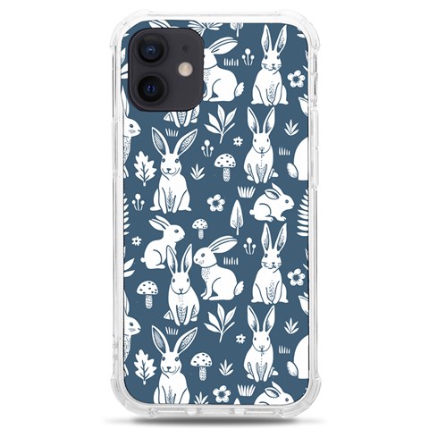 Easter bunny pattern iPhone 12 mini TPU UV Print Case	 from ArtsNow.com Front