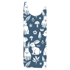 Easter bunny pattern Kids  Stylish Hooded Puffer Vest from ArtsNow.com Front Left Side