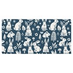 Easter bunny pattern Banner and Sign 6  x 3 
