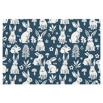 Easter bunny pattern Banner and Sign 6  x 4 