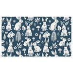 Easter bunny pattern Banner and Sign 7  x 4 