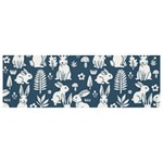 Easter bunny pattern Banner and Sign 9  x 3 