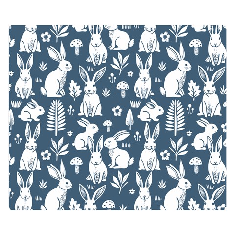 Easter bunny pattern 50  x 40  Premium Plush Fleece Blanket (Small) from ArtsNow.com 50 x40  Blanket Front
