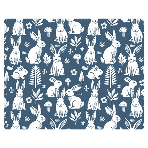 Easter bunny pattern 60  x 50  Premium Plush Fleece Blanket (Medium) from ArtsNow.com 60 x50  Blanket Front