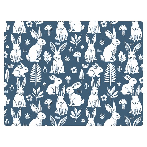 Easter bunny pattern 40  x 30  Premium Plush Fleece Blanket (Extra Small) from ArtsNow.com 40 x30  Blanket Front