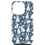 Easter bunny pattern iPhone 14 Pro Black UV Print PC Hardshell Case