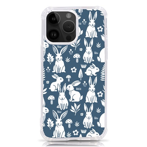 Easter bunny pattern iPhone 14 Pro Max TPU UV Print Case from ArtsNow.com Front
