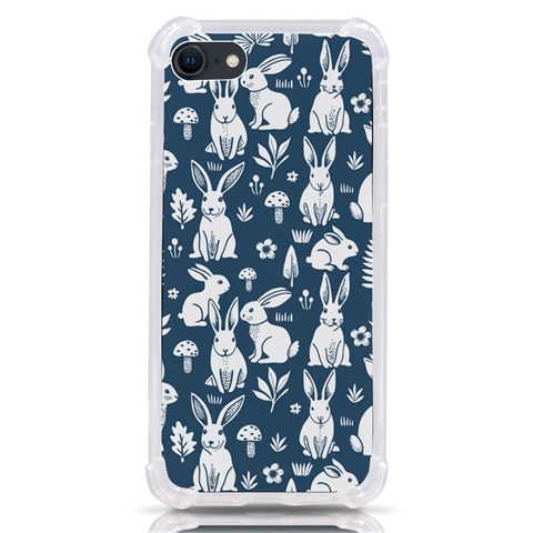 Easter bunny pattern iPhone SE from ArtsNow.com Front