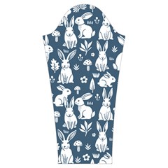 Easter bunny pattern Women s Cut Out Long Sleeve T Sleeve Left