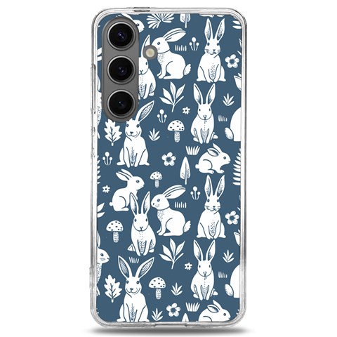 Easter bunny pattern Samsung Galaxy S24 6.2 Inch TPU UV Case from ArtsNow.com Front