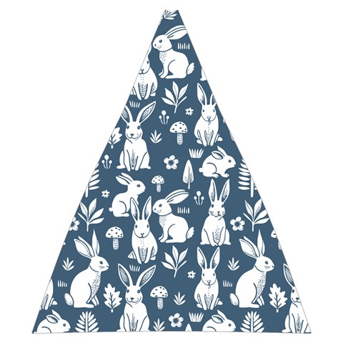 Easter bunny pattern Automatic Folding Umbrella with Case (Medium) from ArtsNow.com 17.22 x19.95  Umbrella - 3