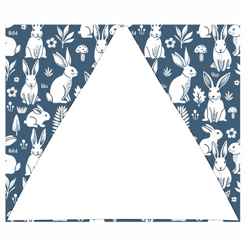 Easter bunny pattern Automatic Folding Umbrella with Case (Small) from ArtsNow.com 19.98 x16.78  Umbrella - 5