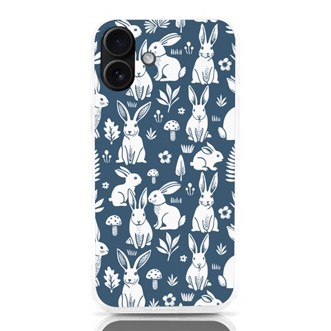 Easter bunny pattern iPhone 16 Plus TPU UV Print Case from ArtsNow.com Front