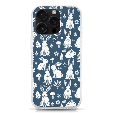 Easter bunny pattern iPhone 16 Pro TPU UV Print Case from ArtsNow.com Front