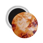 Burnt paper texture print design 2.25  Magnets