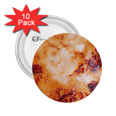 Burnt paper texture print design 2.25  Buttons (10 pack)  from ArtsNow.com Front