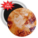 Burnt paper texture print design 3  Magnets (10 pack) 