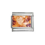 Burnt paper texture print design Italian Charm (9mm)