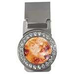 Burnt paper texture print design Money Clips (CZ) 