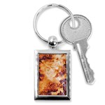 Burnt paper texture print design Key Chain (Rectangle)