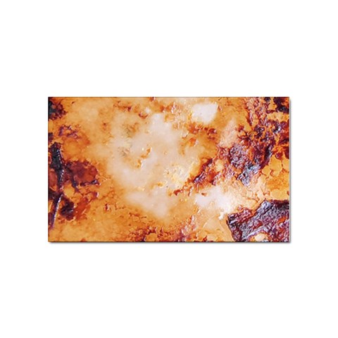Burnt paper texture print design Sticker (Rectangular) from ArtsNow.com Front