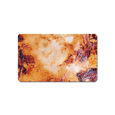 Burnt paper texture print design Magnet (Name Card) from ArtsNow.com Front