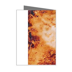 Burnt paper texture print design Mini Greeting Card from ArtsNow.com Right