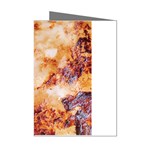 Burnt paper texture print design Mini Greeting Cards (Pkg of 8)