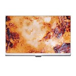 Burnt paper texture print design Business Card Holder