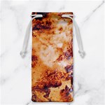 Burnt paper texture print design Jewelry Bag