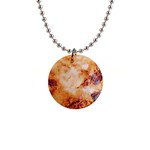 Burnt paper texture print design 1  Button Necklace