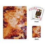 Burnt paper texture print design Playing Cards Single Design (Rectangle)