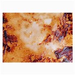 Burnt paper texture print design Large Glasses Cloth