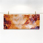 Burnt paper texture print design Hand Towel