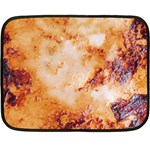 Burnt paper texture print design 35 x27  Fleece Blanket (Mini)