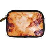 Burnt paper texture print design Digital Camera Leather Case