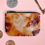 Burnt paper texture print design Mini Coin Purse