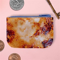 Burnt paper texture print design Mini Coin Purse from ArtsNow.com Back