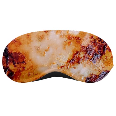 Burnt paper texture print design Sleep Mask from ArtsNow.com Front