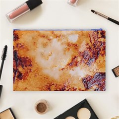 Burnt paper texture print design Cosmetic Bag (Large) from ArtsNow.com Back