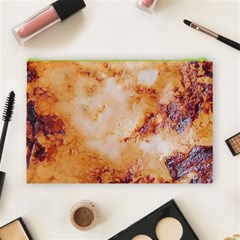 Burnt paper texture print design Cosmetic Bag (Large) from ArtsNow.com Back